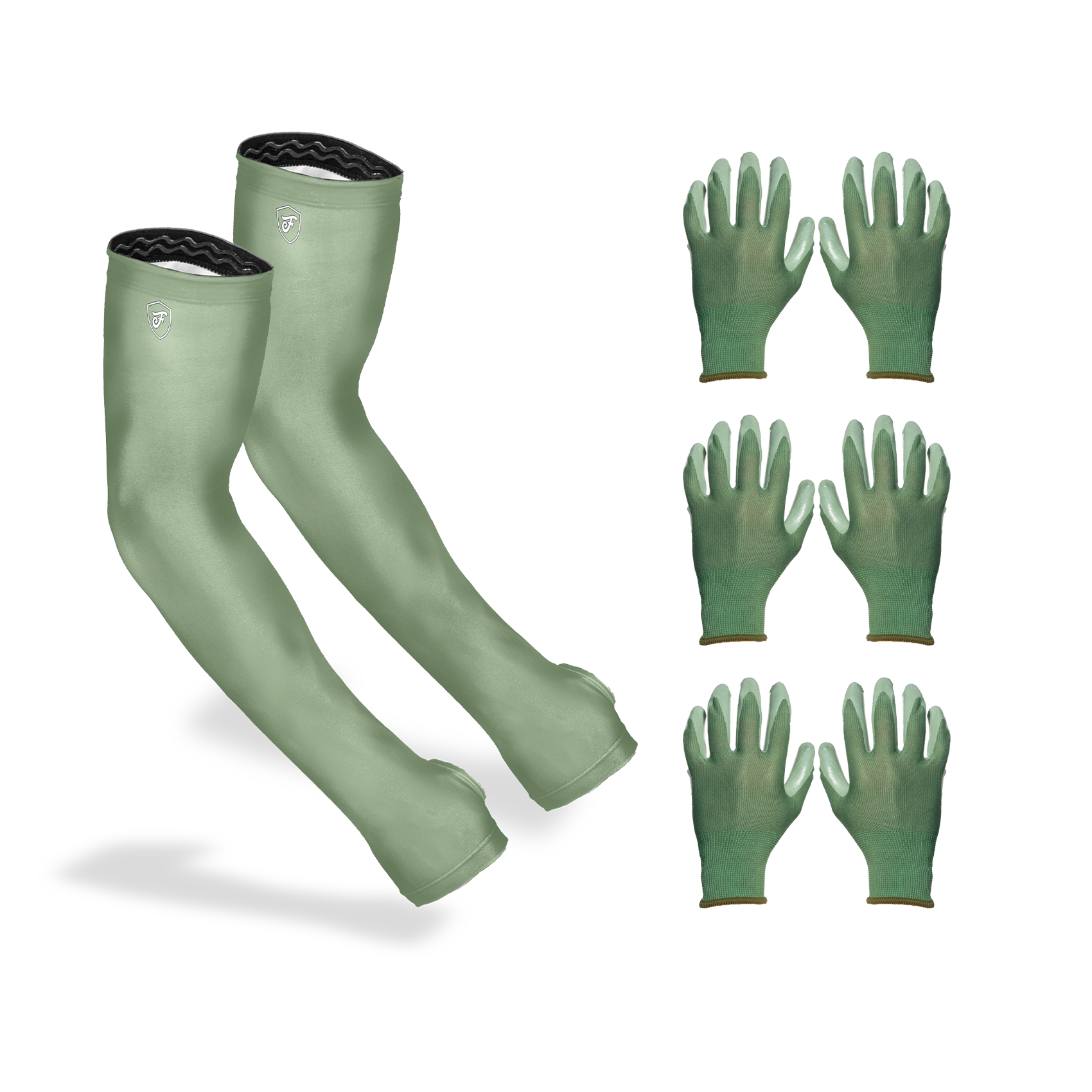 Nitrile Glove + Sleeve Pack - Forest Green – Farmers Defense