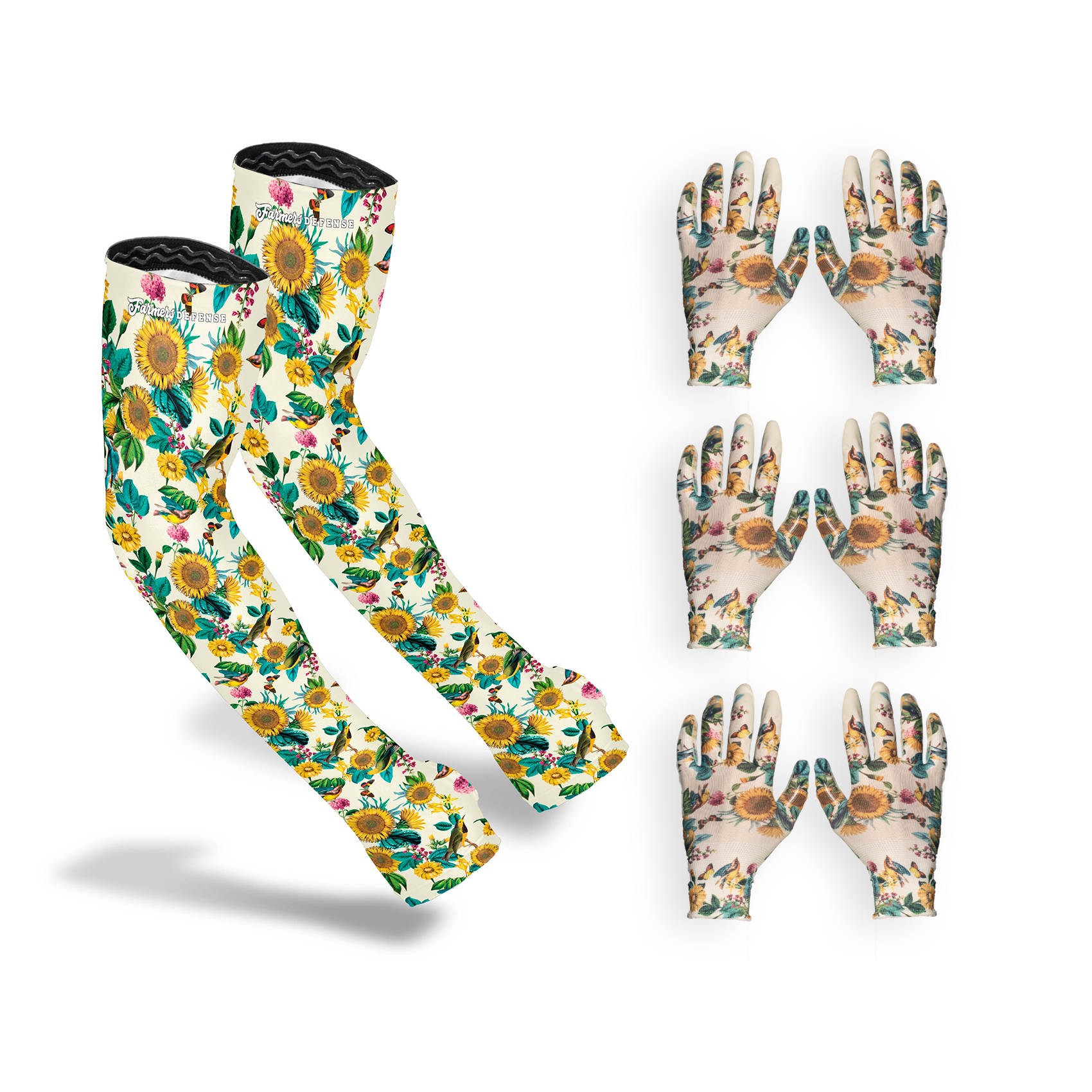 long sleeve gardening gloves Nitrile Glove + Sleeve Pack