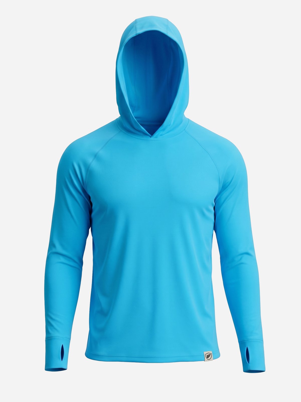 Men's UV Protection Sun Hoodie - Blue Horizon