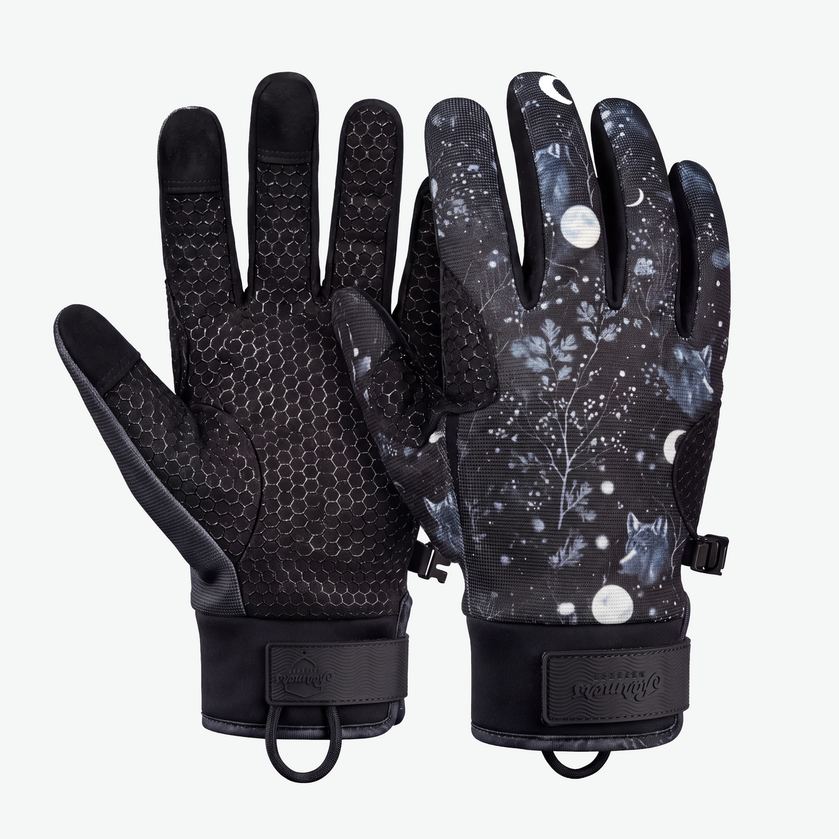 Insulated Winter Gloves - Women's - Midnight Wolves