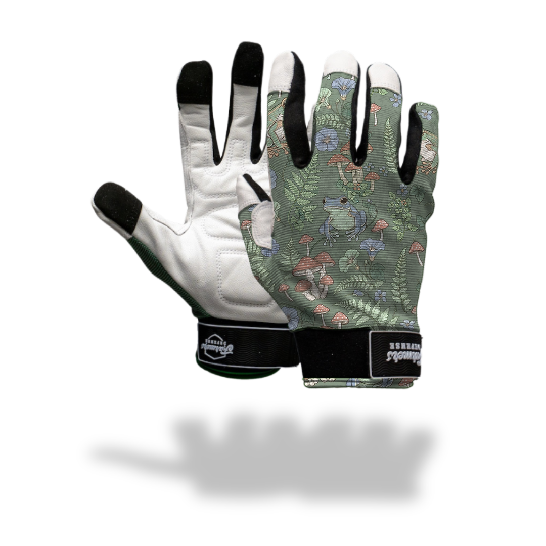 men's leather gardening gloves Rugged Guard Leather Gloves
