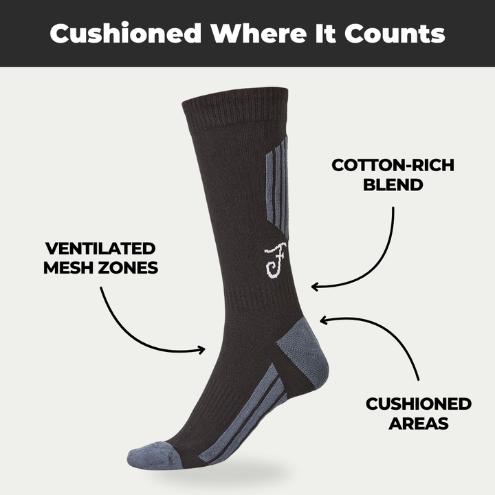 Insect Repellent Sock 3 Pack - Black