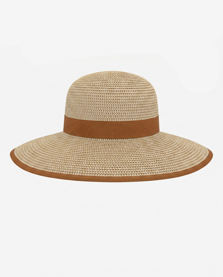 Split Back Sun Hat- Rust