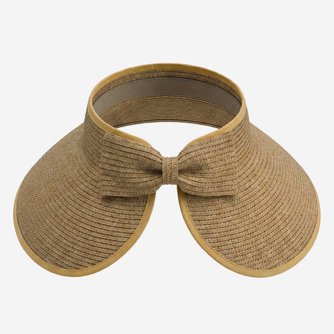 Roll-Up Straw Visor- Dark Mix