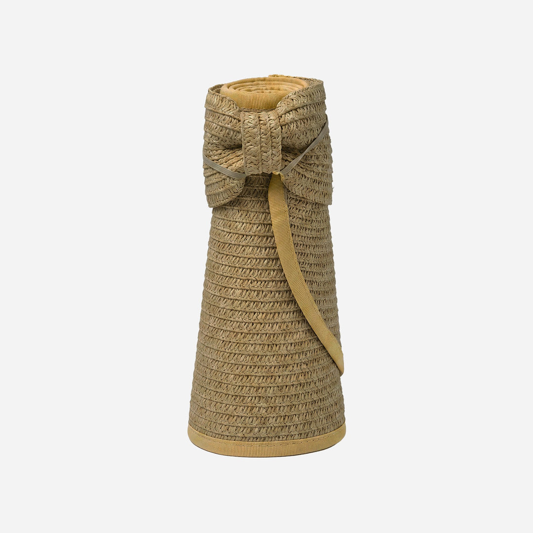 Roll-Up Straw Visor- Dark Mix