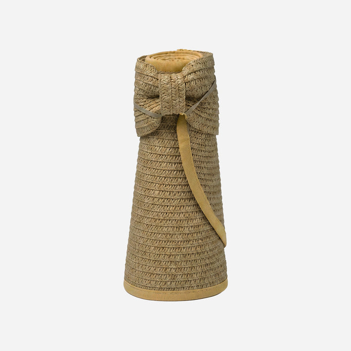 Roll-Up Straw Visor- Dark Mix