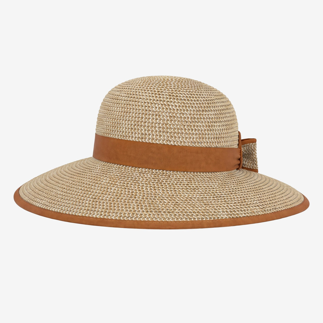 Split Back Sun Hat- Rust