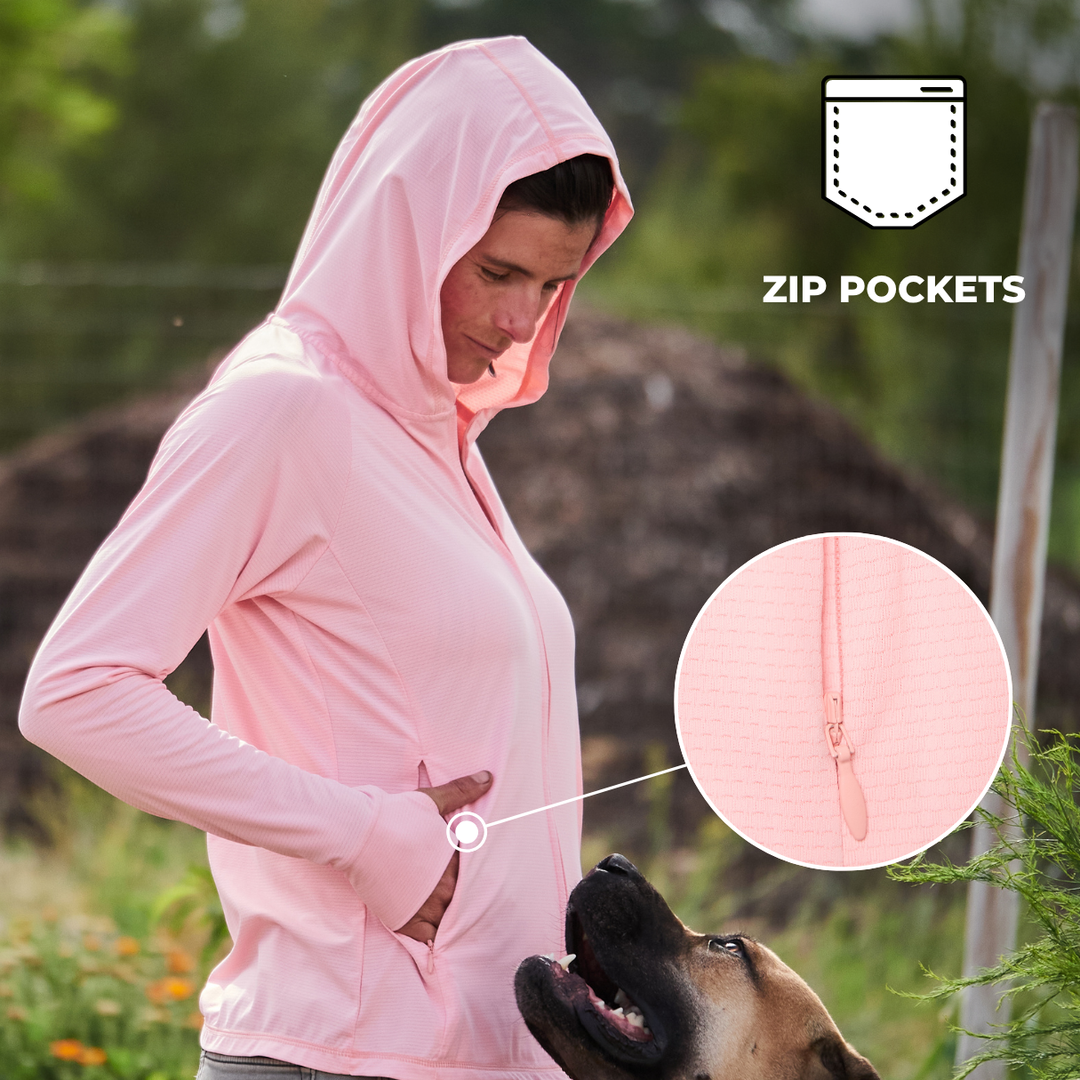 UV Zip Hoodie - Women&