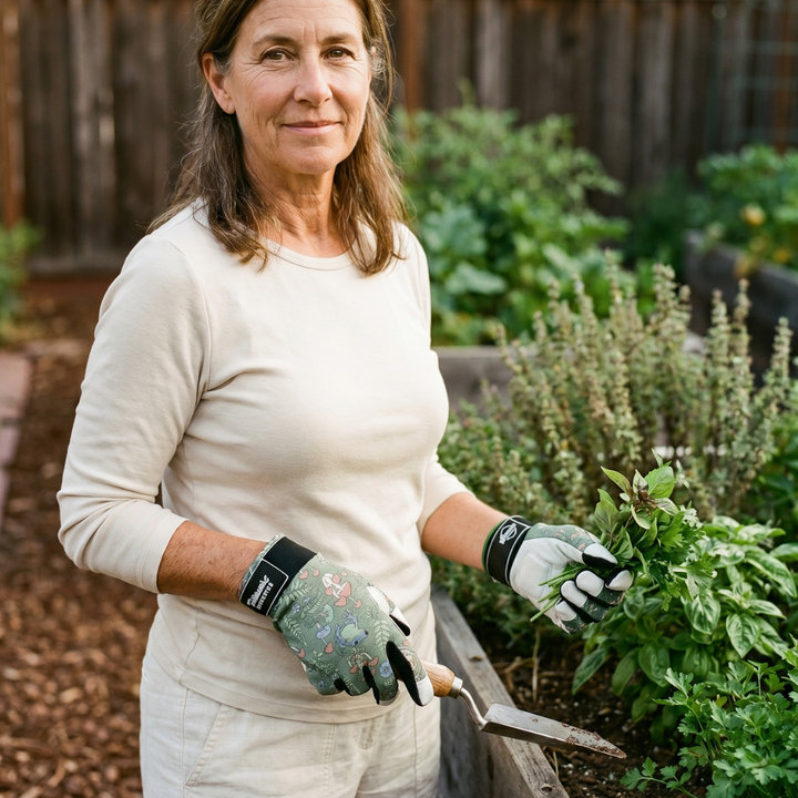 Rugged Guard Leather Gloves  - Toadstool Garden