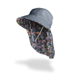 Sun Hat - Fungi Forager’s - Grey