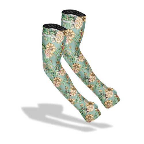 Protection Sleeves - Antique Bloom - Green