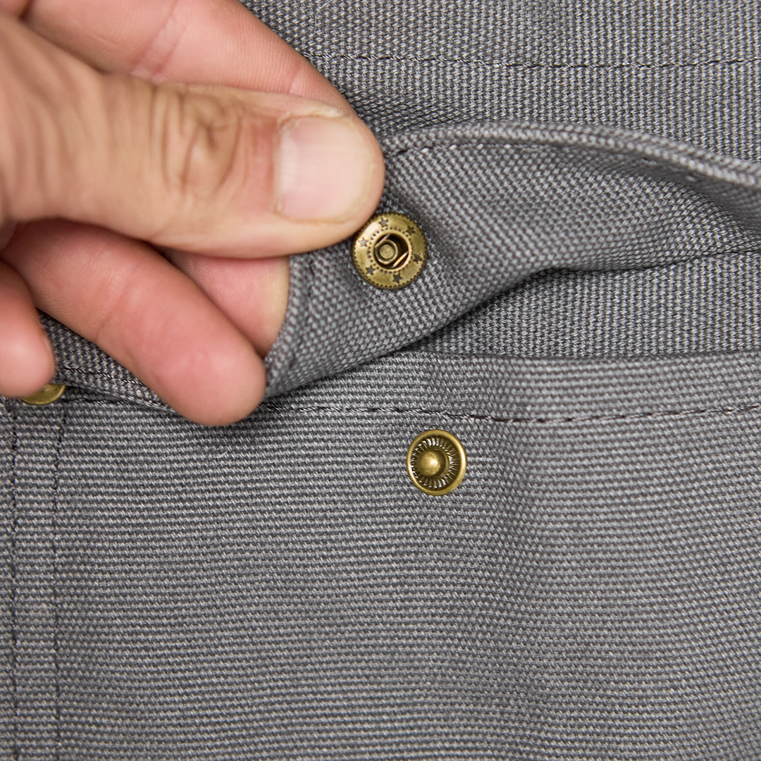 The Canvas Workhorse Apron - Dark Grey