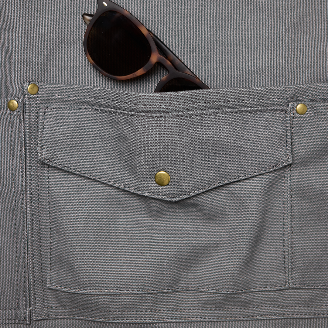 The Canvas Workhorse Apron - Dark Grey