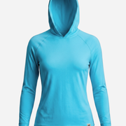 Women's UV Protection Sun Hoodie - Blue Horizon