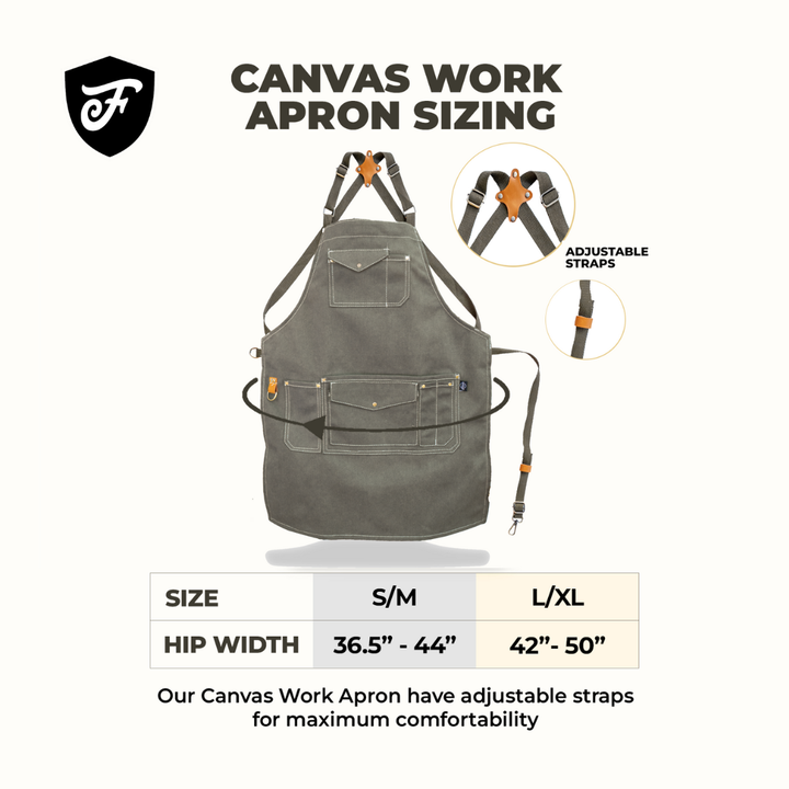 The Canvas Workhorse Apron - Dark Grey