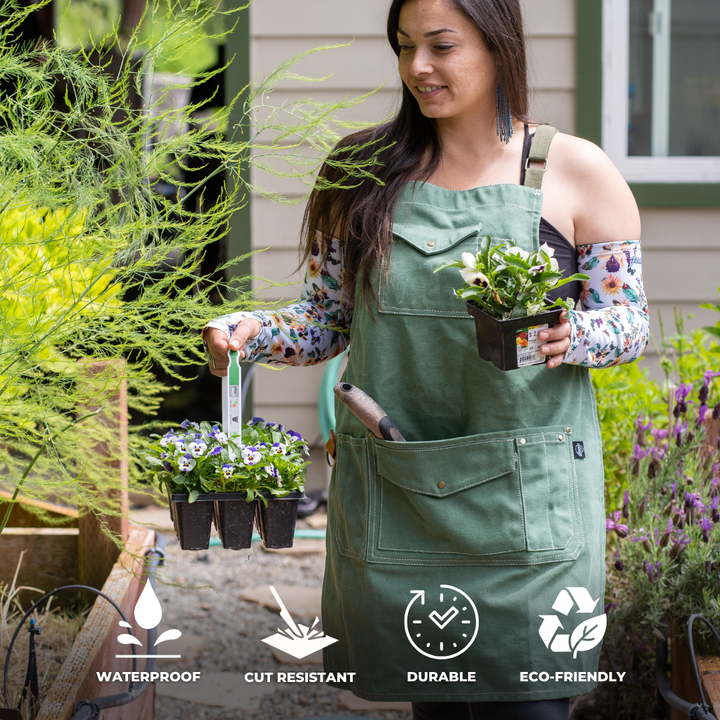 The Canvas Workhorse Apron - Jade