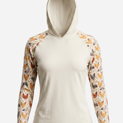 Women's UV Protection Sun Hoodie - Chicken Farm