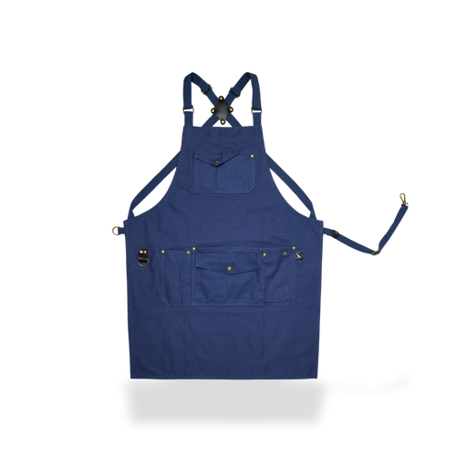 The Canvas Workhorse Apron - Dark Blue