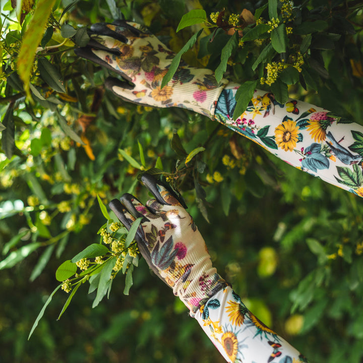 PU Cut Resistant Gardening Gloves - Garden Flower