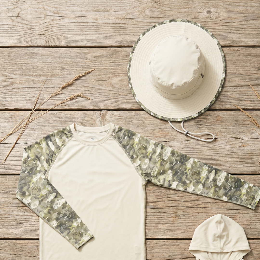 Venture Sun Hat - Fish Camo Green