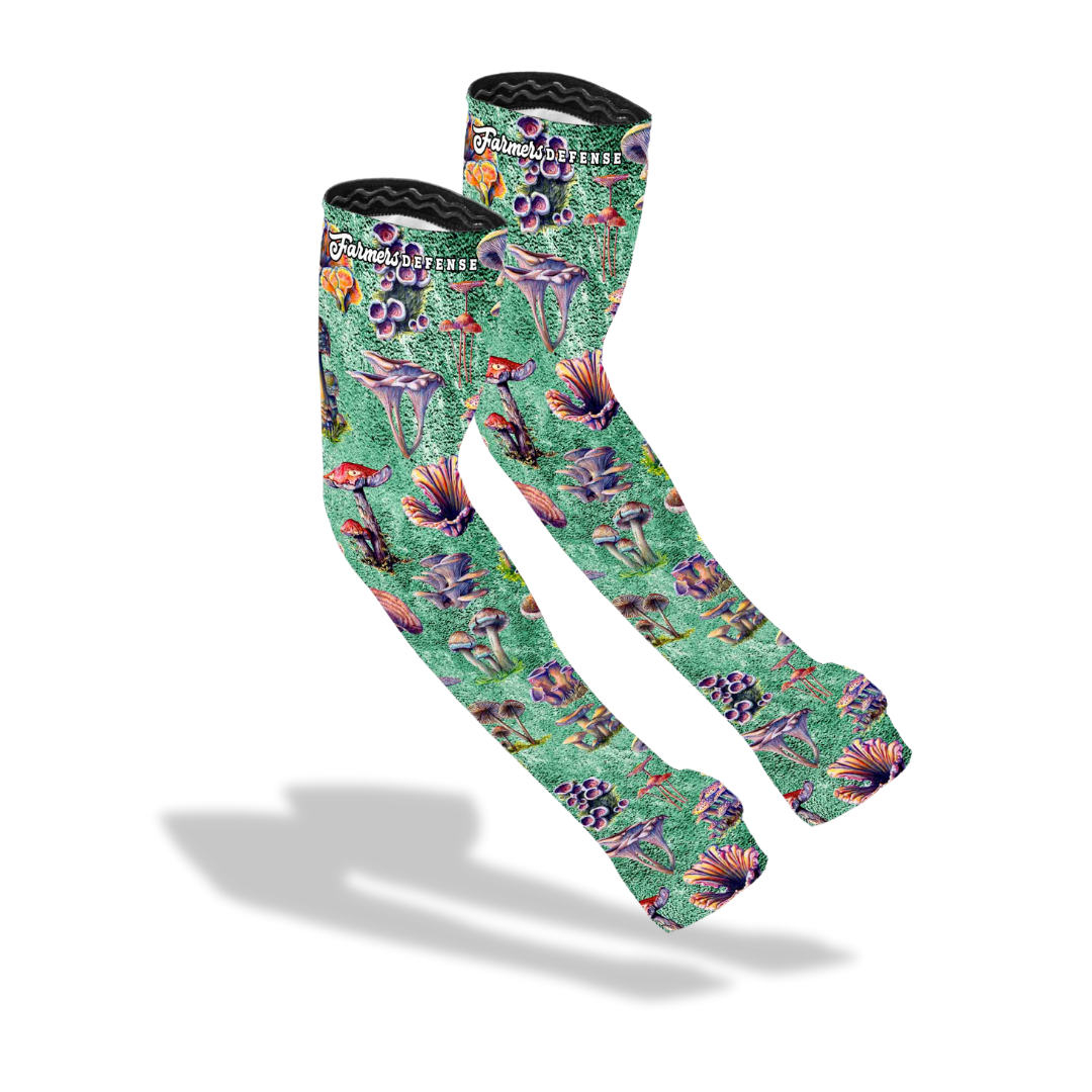 Protection Sleeves - Fungi Foragers - Green FINAL SALE