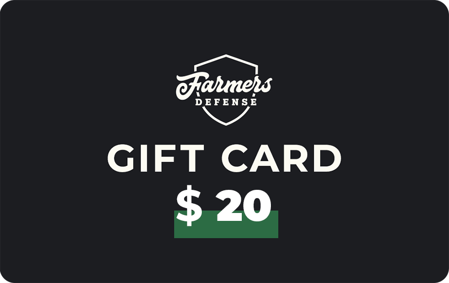 Farmers Defense Gift Card  ($27-$200)