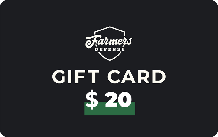 Farmers Defense Gift Card  ($27-$200)