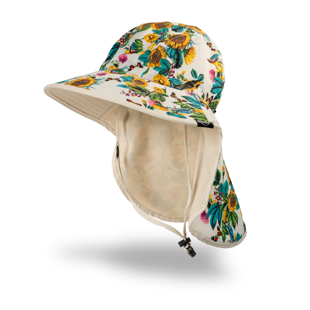 Lack Of Color Floral Wide Brim Sun Hat - Size Small/Medium Lack of Color Bucket Hat | eBay main image 3