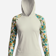Women's UV Protection Sun Hoodie - Garden Flower