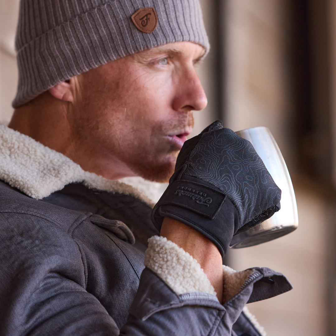 Water Resistant Wool Beanie - Grey