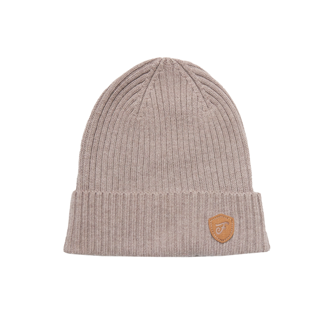 Water Resistant Wool Beanie - Grey