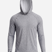 Men's UV Protection Sun Hoodie - Heather Grey