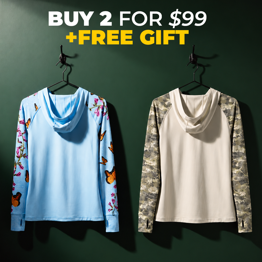 GET 2 UV HOODIES FOR $99 + FREE GIFT