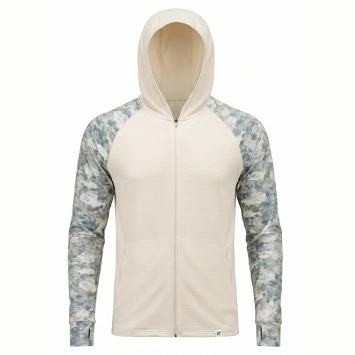 UV Zip Hoodie - Men's - Fish Camo