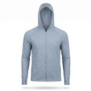 UV Zip Hoodie - Men's - Heather Grey