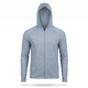 UV Zip Hoodie - Men's - Heather Grey