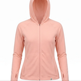 UV Zip Hoodie - Women's - Peach Blush