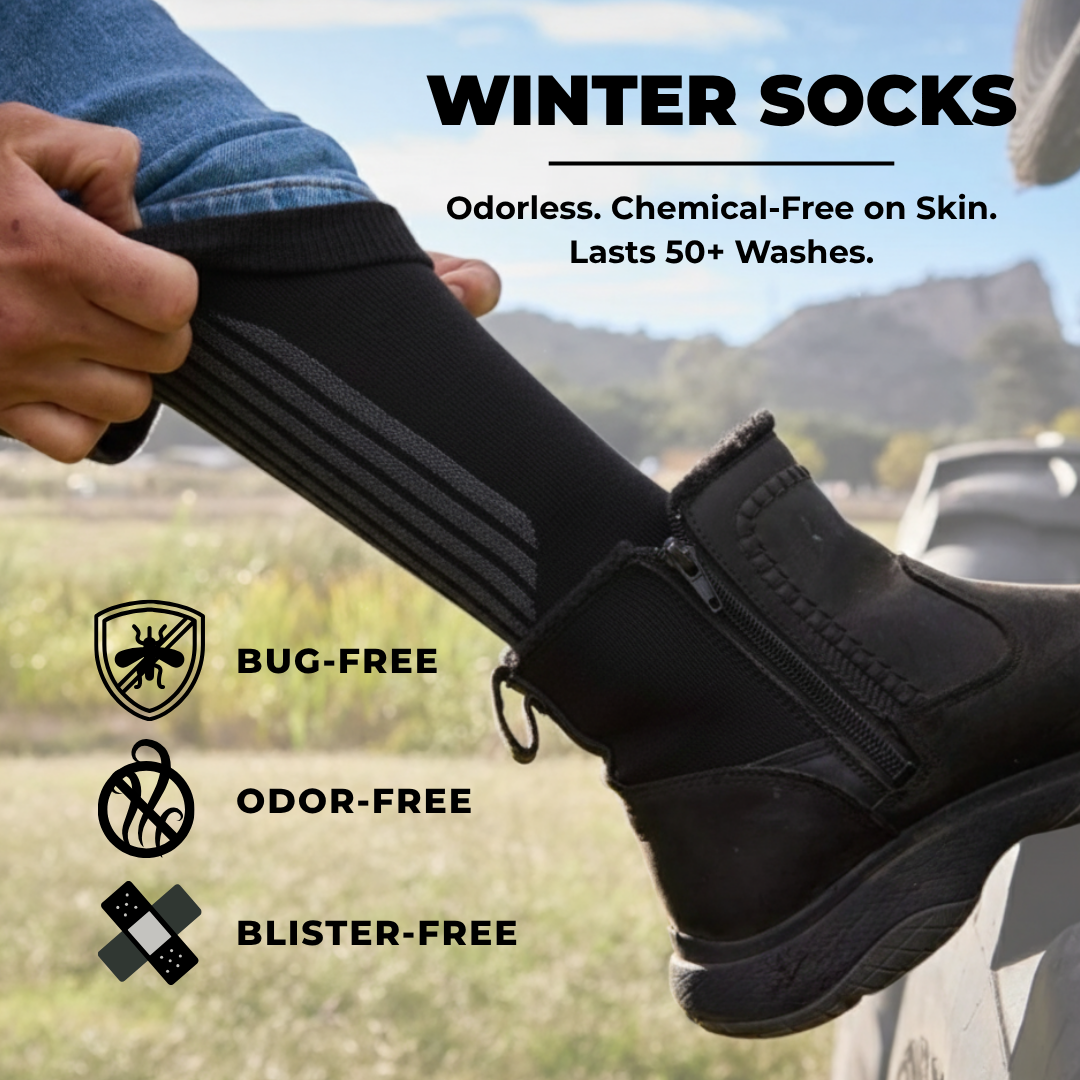 Insect Repellent Sock 3 Pack - Black