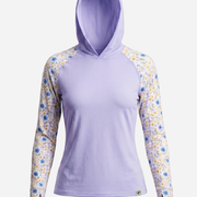 Women's UV Protection Sun Hoodie - Pressed Flowers