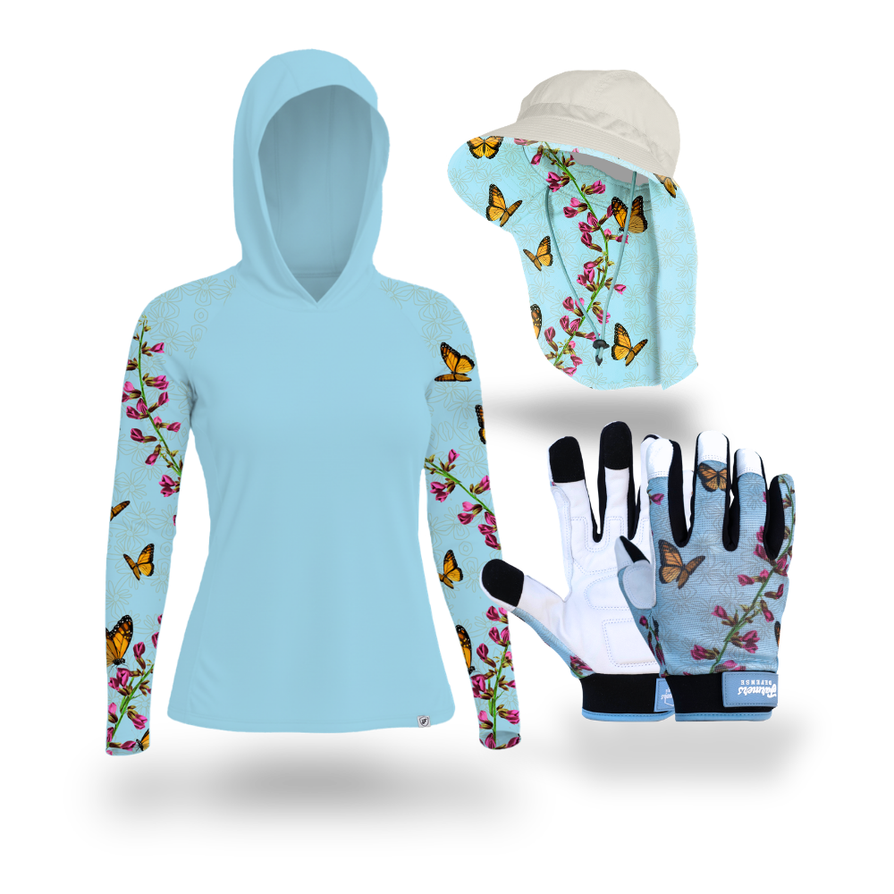 The Hoodie Starter Bundle - Hoodie, Gloves, Sun Hat - 15% Off