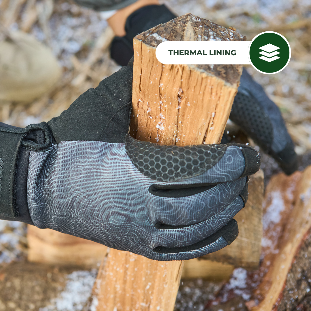handschuhe outdoor winter Waterproof Winter Gloves - Topo Map