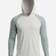 Men's UV Protection Sun Hoodie - Topo Map