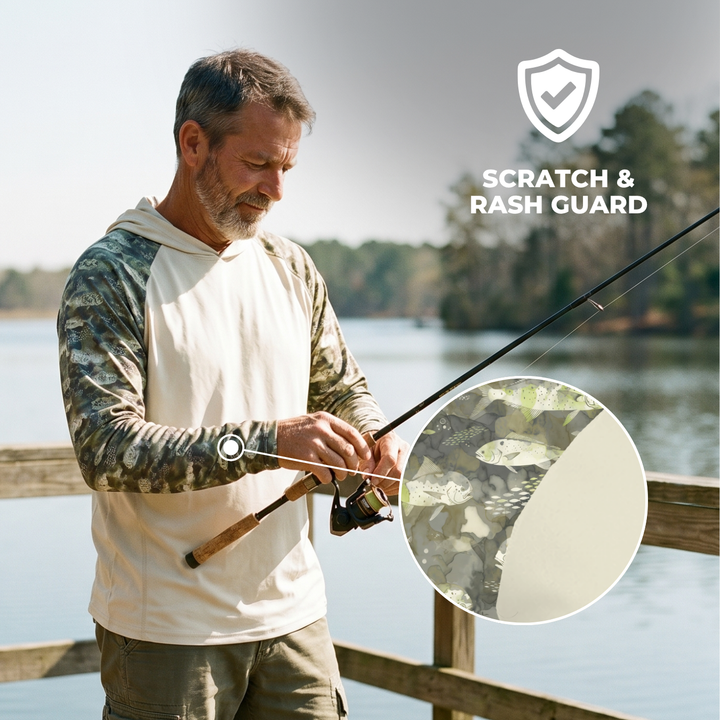 UV Crew - Men's - Fish Camo