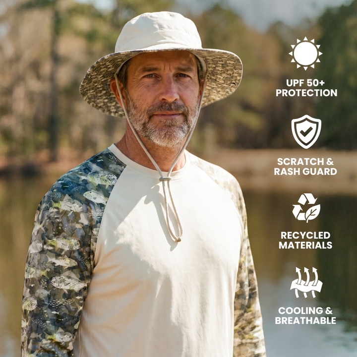 UV Crew - Men's - Fish Camo