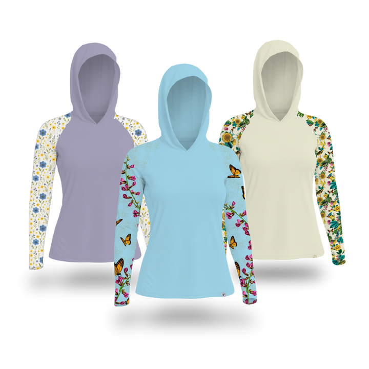 Value Pack -  UV Protection Sun Hoodie - 3 Units - 15% Off