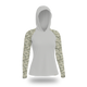 Women's UV Protection Sun Hoodie - Light Green Camo