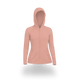 UV Zip Hoodie - Women's - Peach Blush