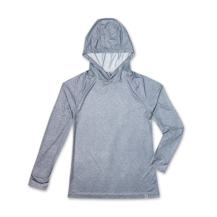 Women's UV Protection Sun Hoodie - Heather Grey