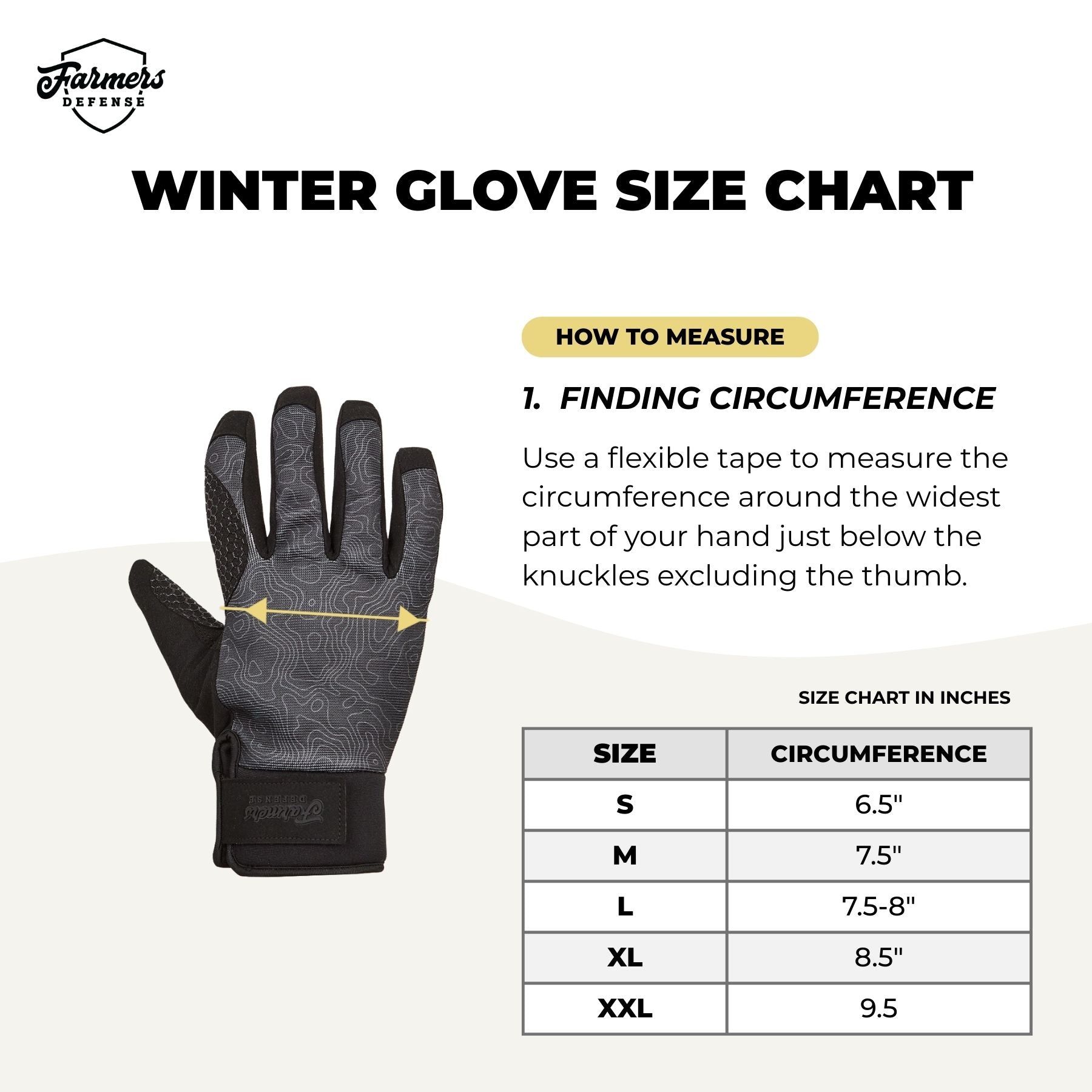  Winter Glove Mサイズ Waterproof Winter Gloves - Butterfly Field – Farmers Defense