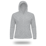 UV Zip Hoodie - Men's - Heather Grey